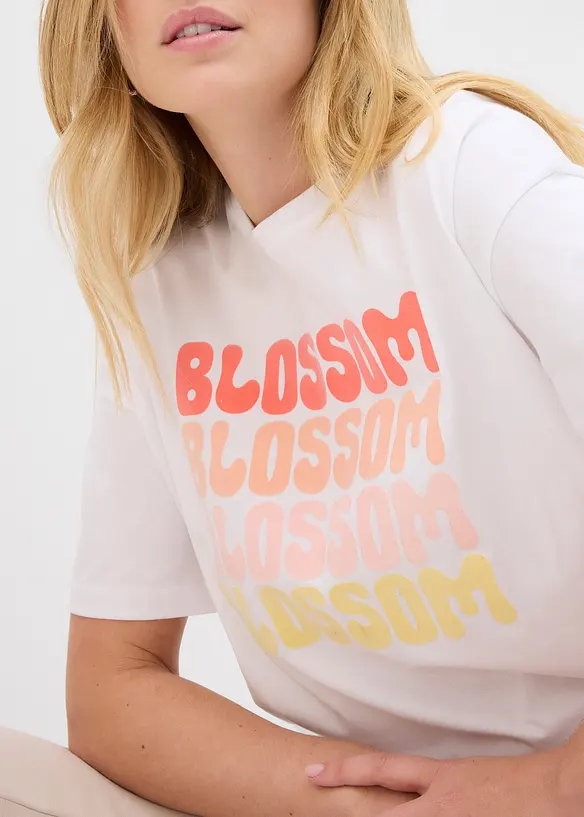 Maxi boxy oversize in cotone biologico, bonprix