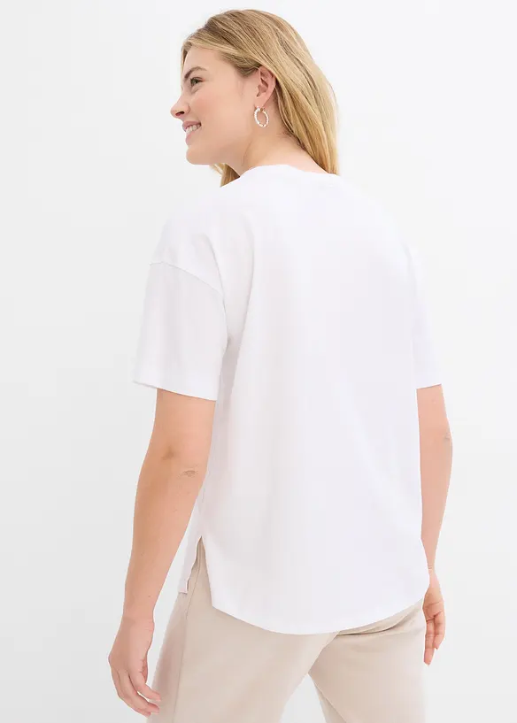 Maxi boxy oversize in cotone biologico, bonprix