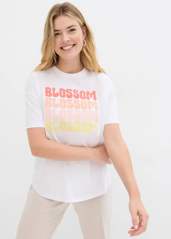 Maxi boxy oversize in cotone biologico, bonprix