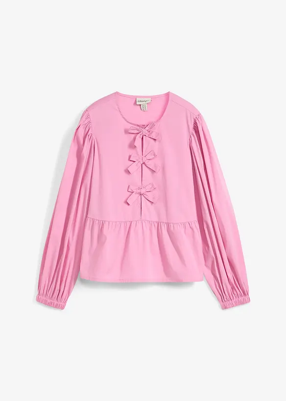 Blusa con fiocchetti, bonprix