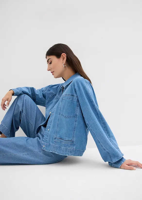 Giacca di jeans cropped, bonprix