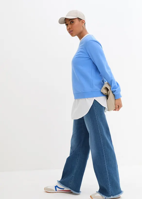 Fondo per maglie effetto camicia (pacco da 2), bonprix