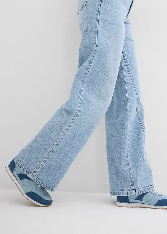 Jeans wide leg, vita alta, bonprix