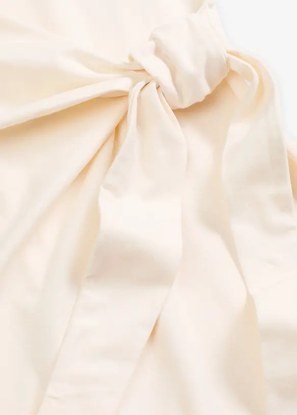 Abito di jersey in misto cotone elasticizzato con nodo al lato, bonprix