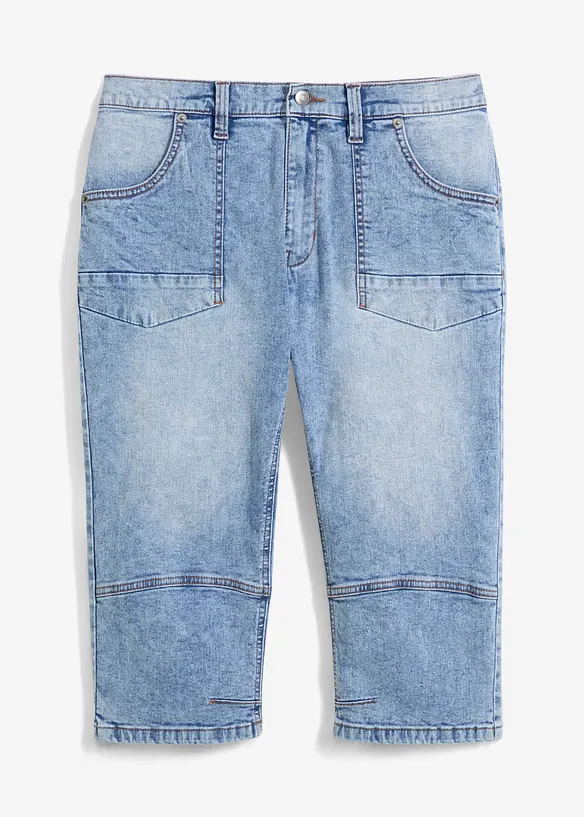 Jeans a pinocchietto elasticizzati regular fit, straight, bonprix