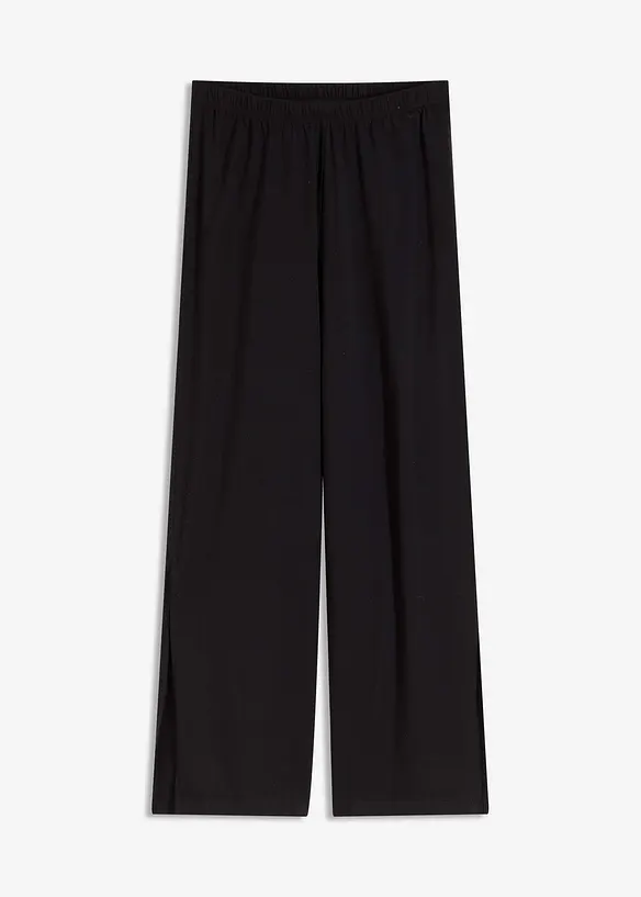 Pantaloni loungewear con spacchetto laterale, bonprix