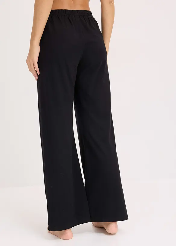 Pantaloni loungewear con spacchetto laterale, bonprix