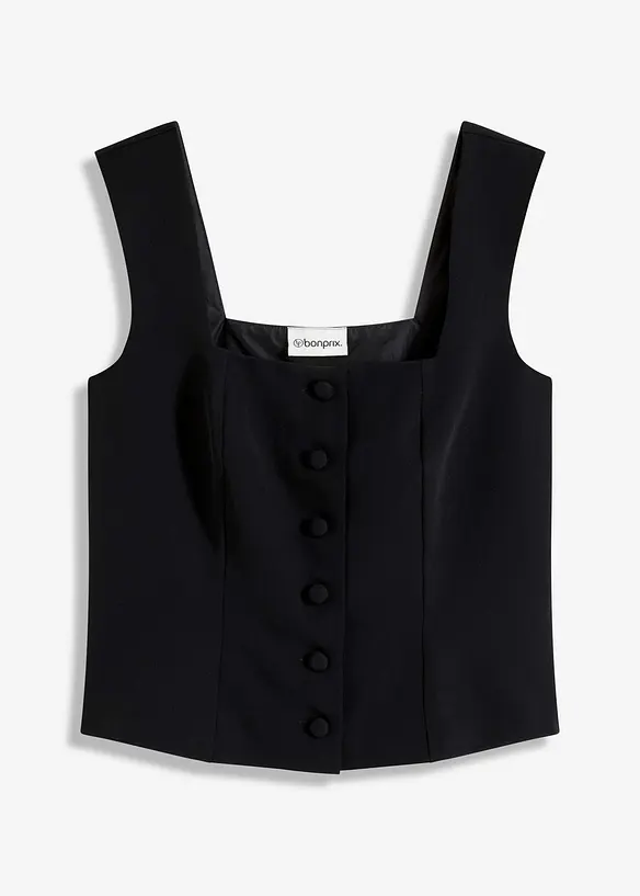 Top con bottoni, bonprix