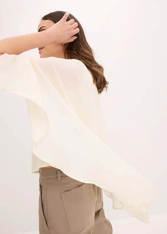 Blusa con mantella, bonprix