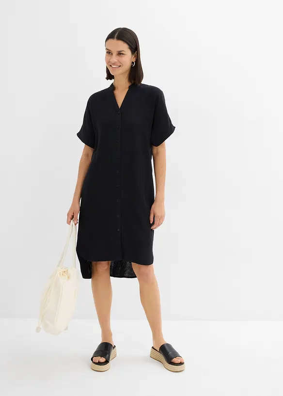 Abito chemisier in puro cotone, bonprix