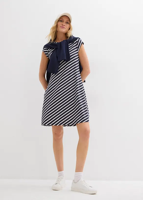 Abito di jersey dalla linea sfiancata, bonprix