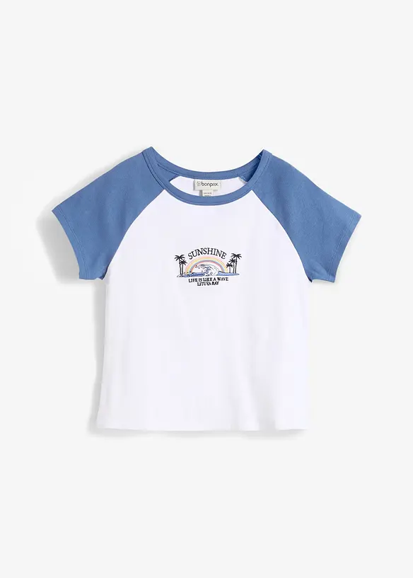 T-shirt con maniche a raglan, bonprix