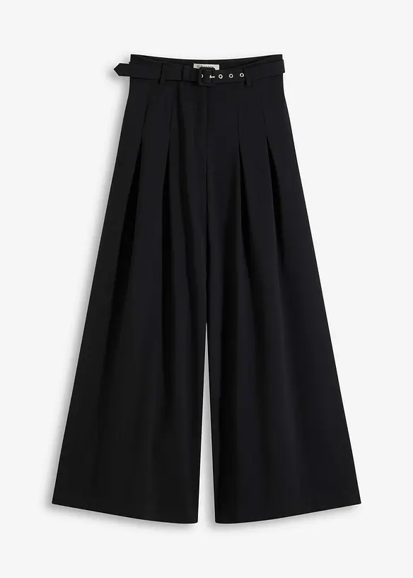 Pantaloni con pinces e cintura (set 2 pezzi), bonprix