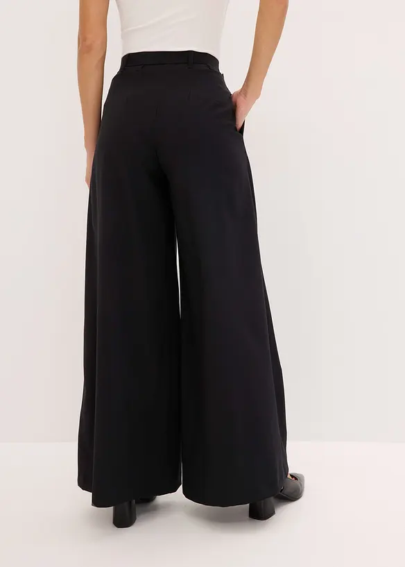 Pantaloni con pinces e cintura (set 2 pezzi), bonprix