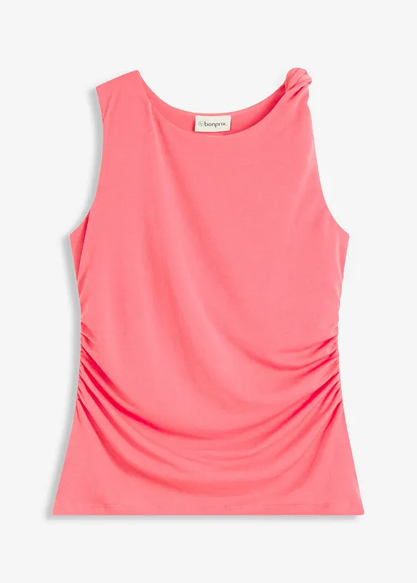 Top in jersey con dettaglio attorcigliato, bonprix