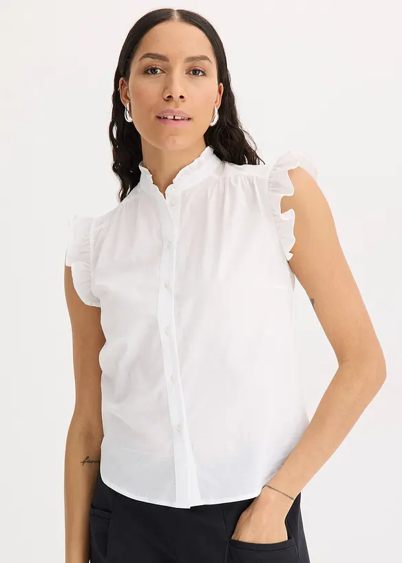 Blusa leggera senza maniche, bonprix