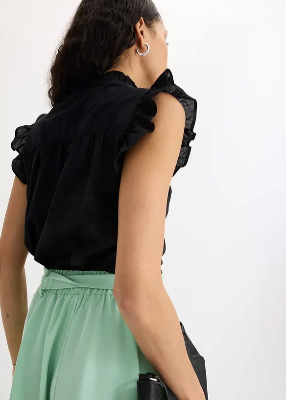 Blusa leggera senza maniche, bonprix