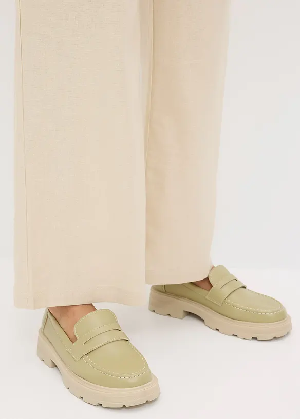 Pantaloni a palazzo in lino, bonprix
