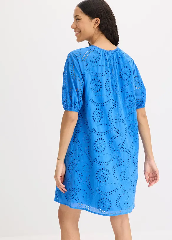 Abito con ricami traforati, bonprix
