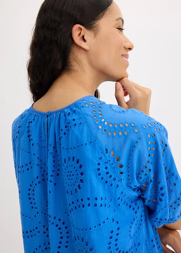 Abito con ricami traforati, bonprix