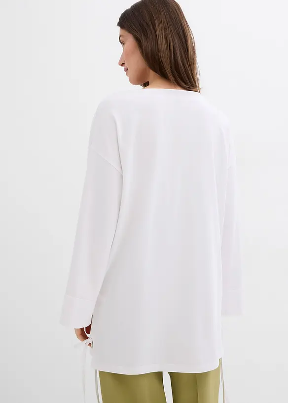 Maglia oversize in misto cotone biologico elasticizzato, bonprix