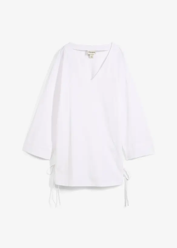 Maglia oversize in misto cotone biologico elasticizzato, bonprix