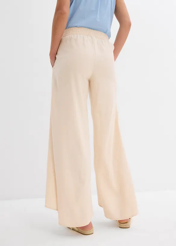 Pantaloni cropped con spacco, bonprix