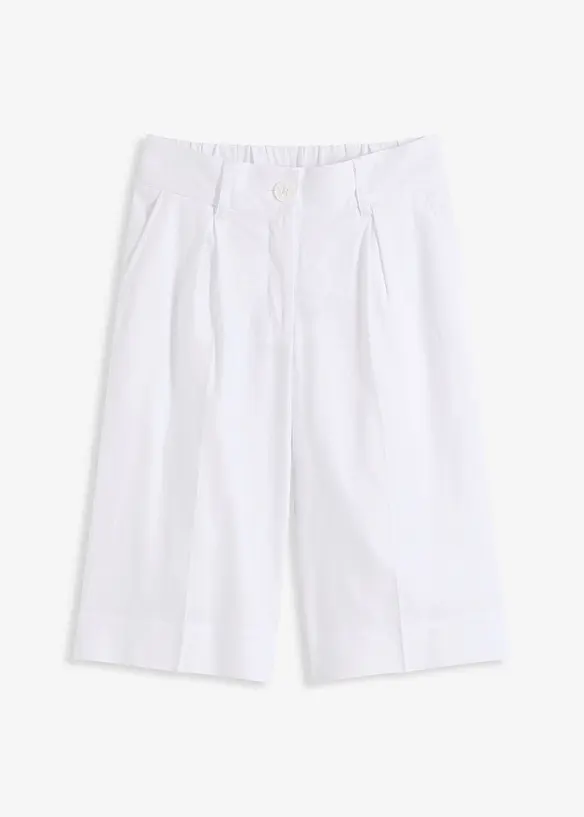 Bermuda larghi in fresco tessuto misto lino, bonprix