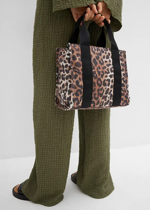 Pantaloni larghi in crêpe, bonprix