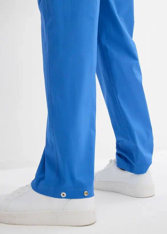 Pantaloni a carota in misto cotone elasticizzato, bonprix