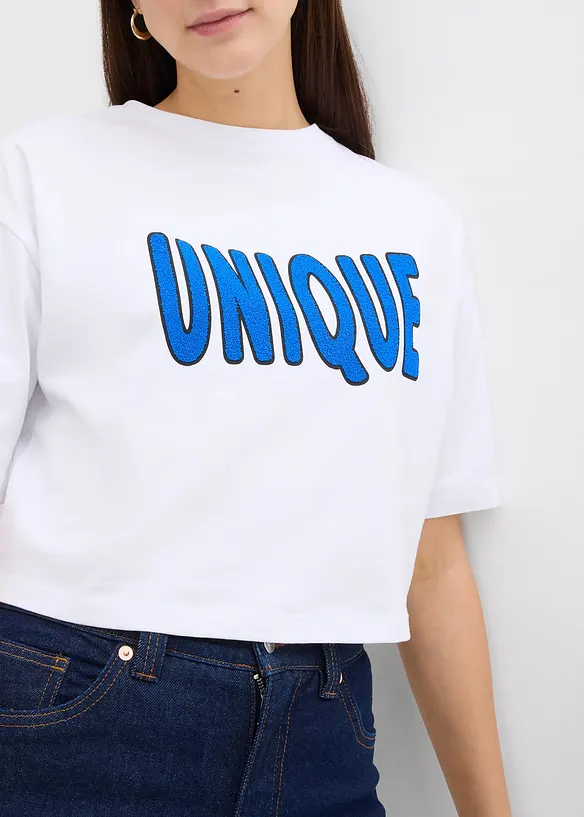 T-shirt in puro cotone, bonprix