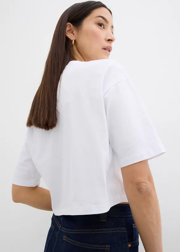 T-shirt in puro cotone, bonprix