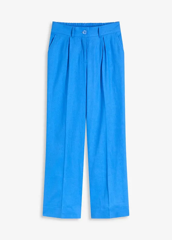 Pantaloni a palazzo in fresco misto lino, bonprix