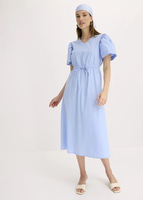 Abito midi con maniche ampie, bonprix