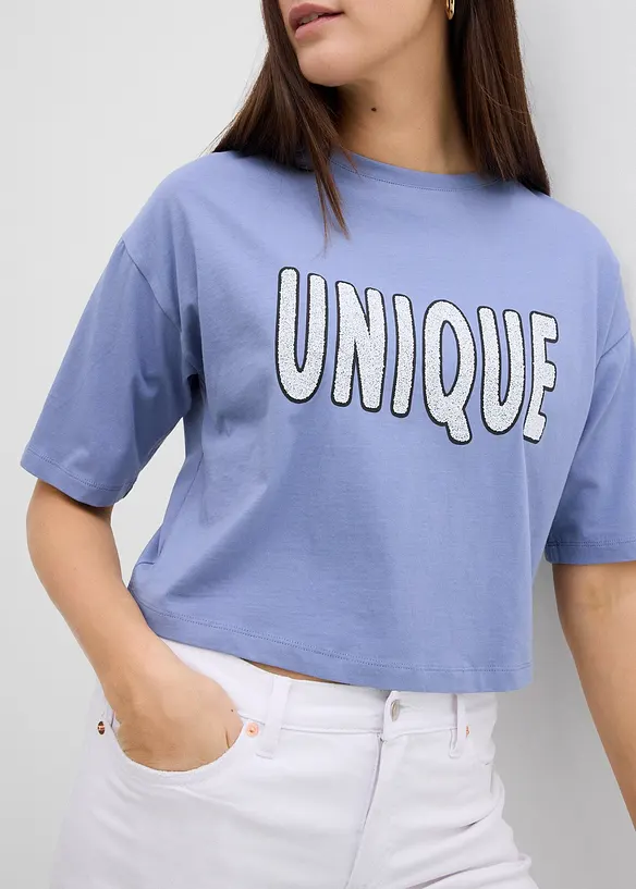 T-shirt in puro cotone, bonprix