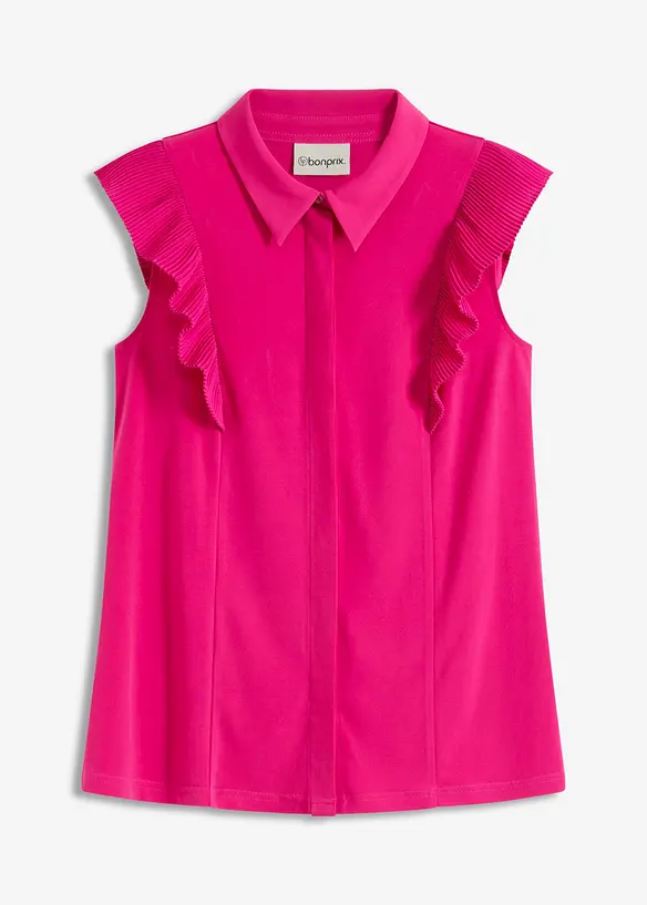 Maglia con volant, bonprix