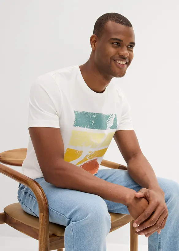 T-shirt in puro cotone biologico, bonprix