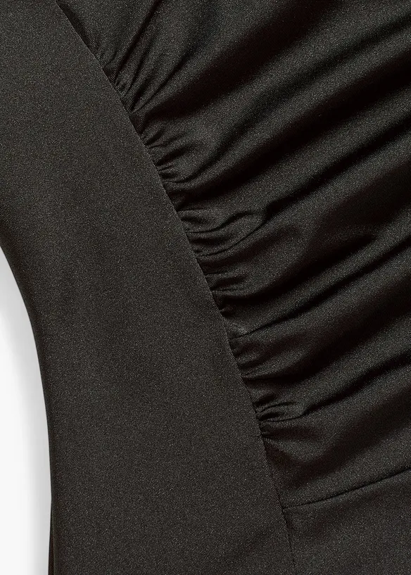 Costume intero in materiale lucido con effetto modellante medio, bonprix