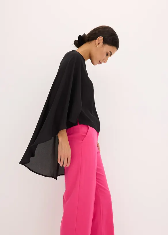 Blusa con mantella, bonprix
