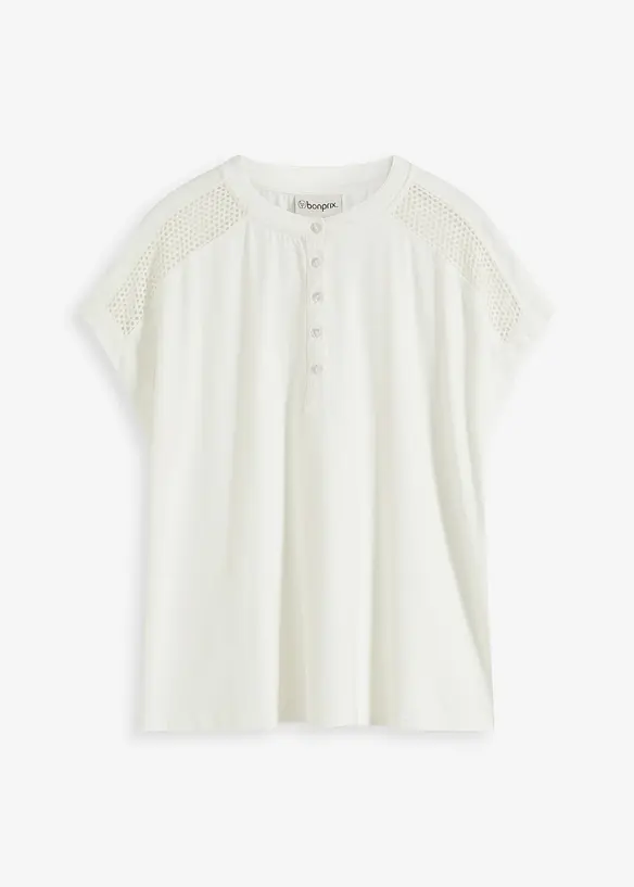 Maglia con pizzo, bonprix