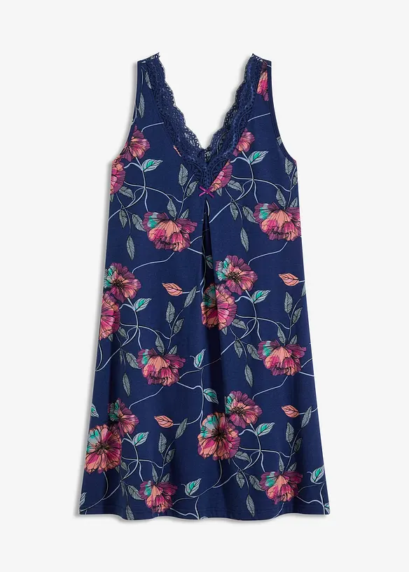 Camicia da notte con viscosa, bonprix