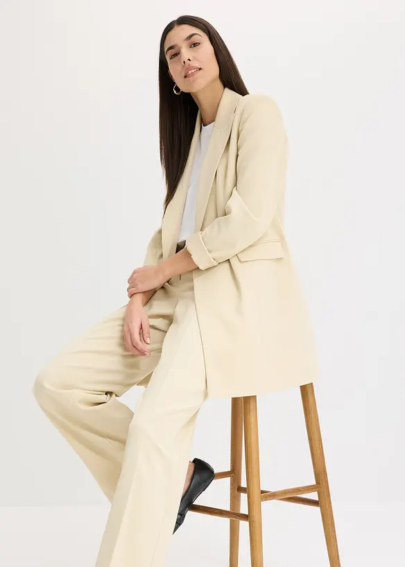 Blazer lungo con abbottonatura decorativa, bonprix