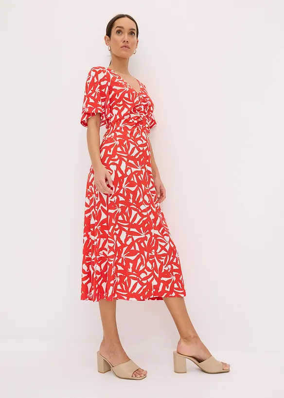 Abito di jersey con arricciatura, bonprix