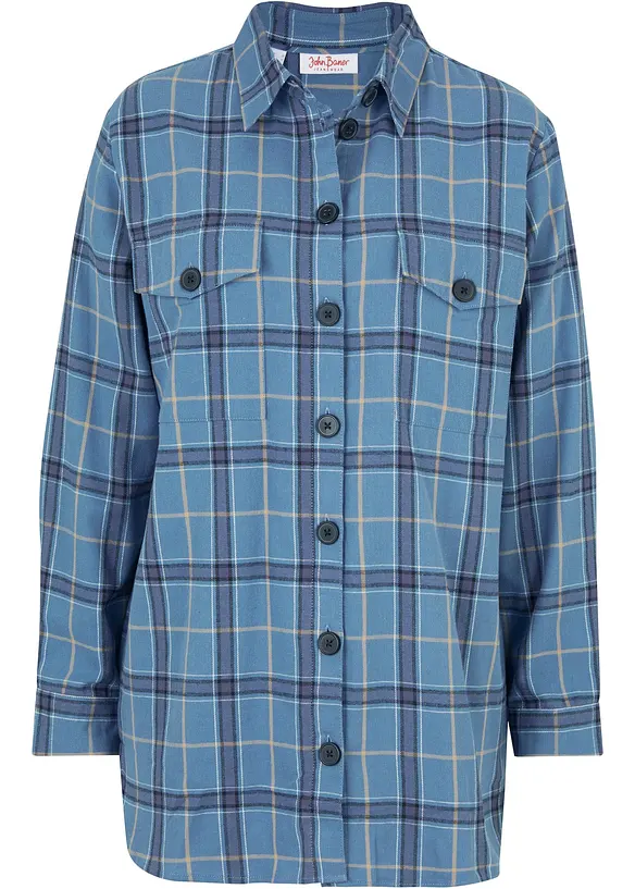 Camicia in flanella particolarmente calda, bonprix