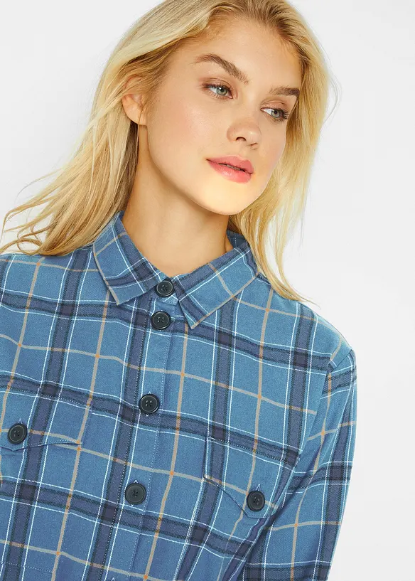 Camicia in flanella particolarmente calda, bonprix