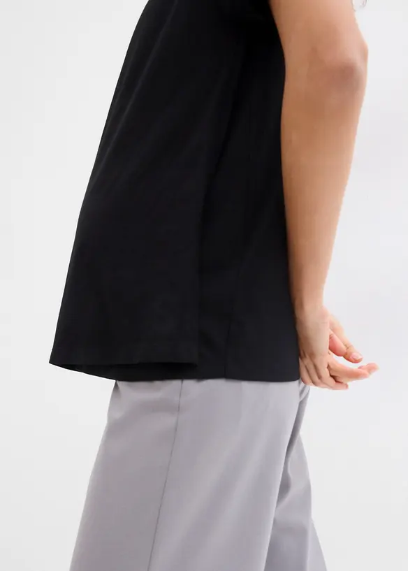 Maglia prémaman / da allattamento 2 in 1 in cotone biologico (pacco da 2), bonprix
