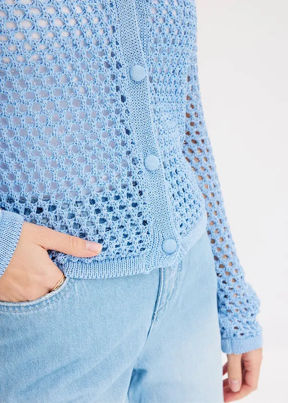 Cardigan traforato, bonprix