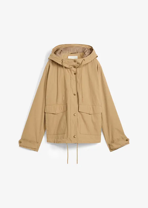 Giacca da mezza stagione con cappuccio, bonprix
