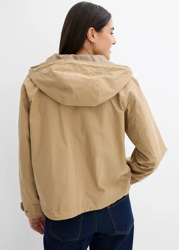 Giacca da mezza stagione con cappuccio, bonprix