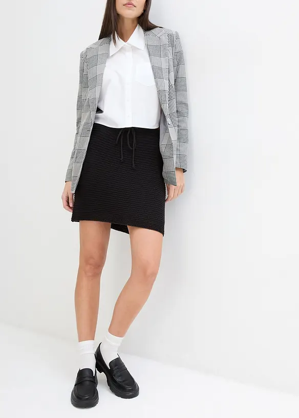 Minigonna in pizzo traforato, foderata, bonprix